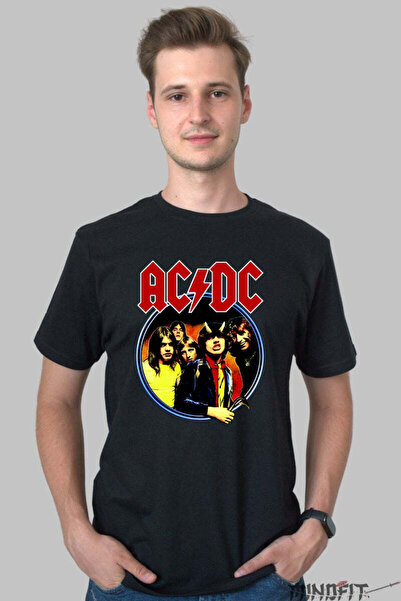 GILDAN Tricou Rock Ac Dc High Voltage Energy Barbat