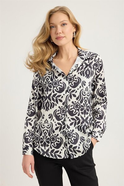 HomeStore Cămașă cu model etnic mixt