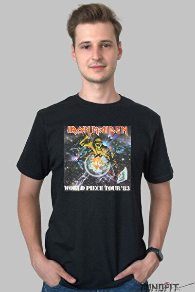 GILDAN Tricou Iron Maiden World Piece Tour 83 Barbat