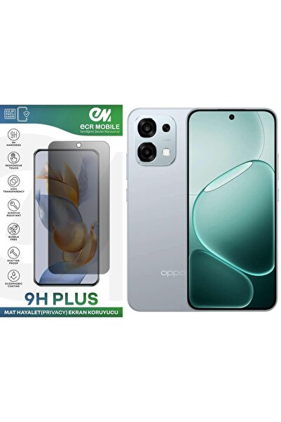 Ecr Mobile Oppo A6 Pro ile Uyumlu Mat Hayalet (Privacy) 9H Kırılmaz Nano Ekra...
