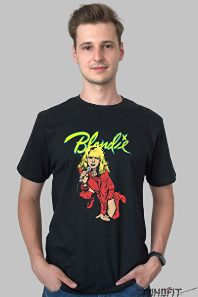 GILDAN Ανδρικό Μπλουζάκι Ροκ Μπλόντι Ρετρό Κόμικ