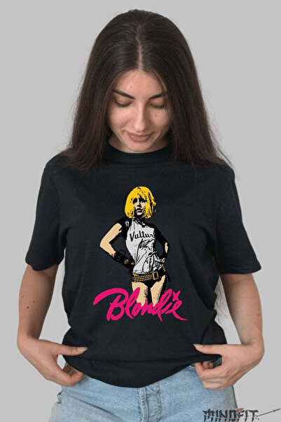 GILDAN Γυναικείο Ροκ Μπλουζάκι Blondie με Πανκ Στυλ