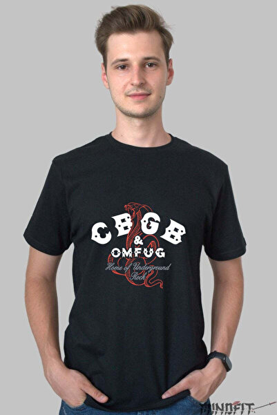 GILDAN Tricou Rock Cbgb Snake Underground Barbat