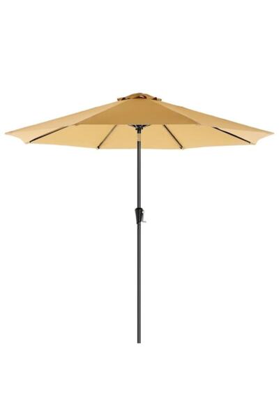 Optim Solution Round Sun Umbrella for Terrace, Garden