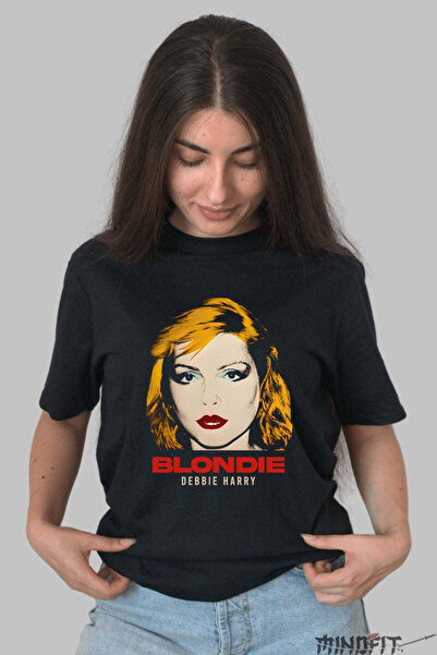 GILDAN Tricou Rock Blondie Debbie Harry Portrait Dama