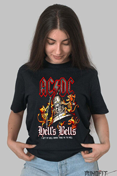 GILDAN Tricou Rock Ac Dc Hell S Bells Legendary Tour Dama