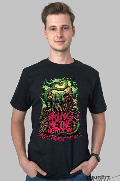 GILDAN Tricou Rock Bring Me The Horizon Toxic Beast Barbat
