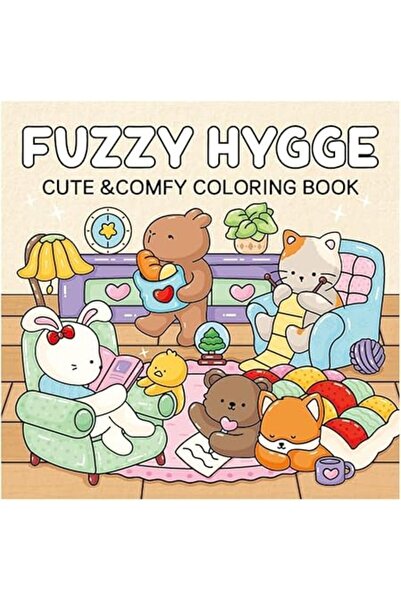 Generics Cozy Friends Cute Cartoon Coloring Book for Kids and Adults