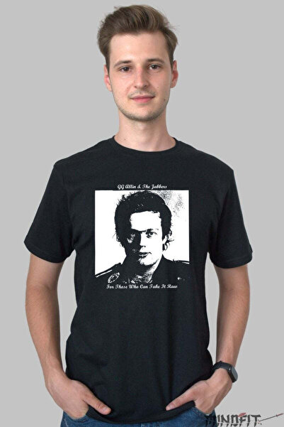 GILDAN Tricou Gg Allin The Jabbers Punk Raw Portrait Barbat