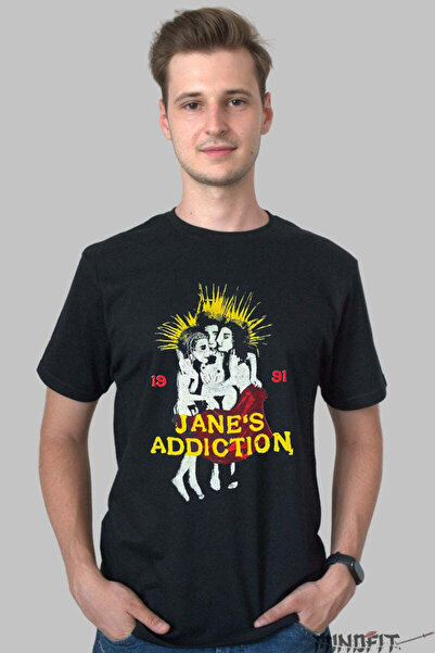 GILDAN Ανδρικό T-Shirt Jane S Addiction 1991 με Εμβληματικό Γραφικό