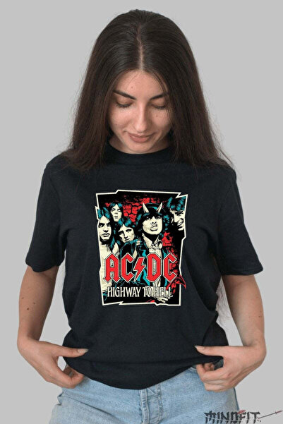 GILDAN Tricou Rock Ac Dc Highway To Hell Legendary Vibe Dama