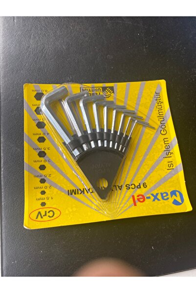 Maxel 9 pcs alyan takımı