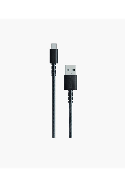 Generica كابل باورلاين سيلكت USB-C بطول 2 متر، أسود