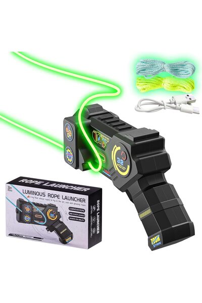 NALACAL Glow in the Dark Zip String Toy, Handheld Rope Launcher for Kids & Ad...