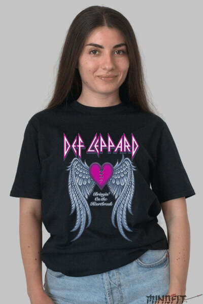 GILDAN Tricou Def Leppard Bringin On The Heartbreak Dama