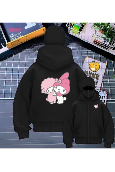 LAND MODA Hanorac Ninja cu mască de zăpadă – unisex cu glugă cald și conforta...