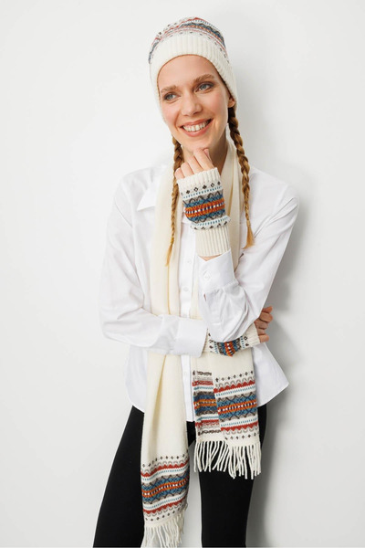 Desen Kaşkol pentru femei 25KDSN25075