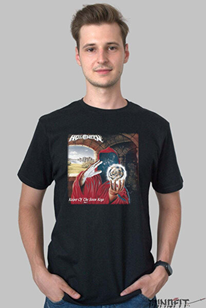 GILDAN Tricou Helloween Keeper Of The Seven Keys Barbat