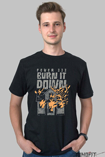 GILDAN Tricou Fever 333 Burn It Down Edition Barbat