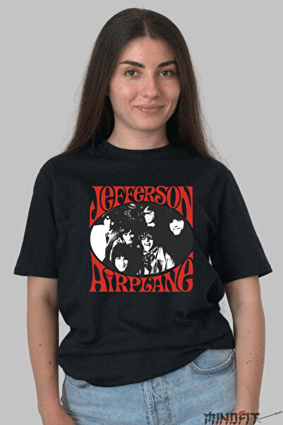 GILDAN Tricou Jefferson Airplane Psychedelic Portrait Vibes Dama