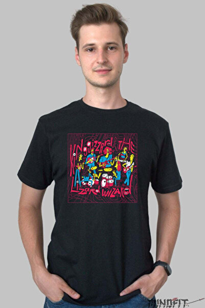 GILDAN Tricou Psychedelic Rock King Gizzard Cartoon Vibe Barbat