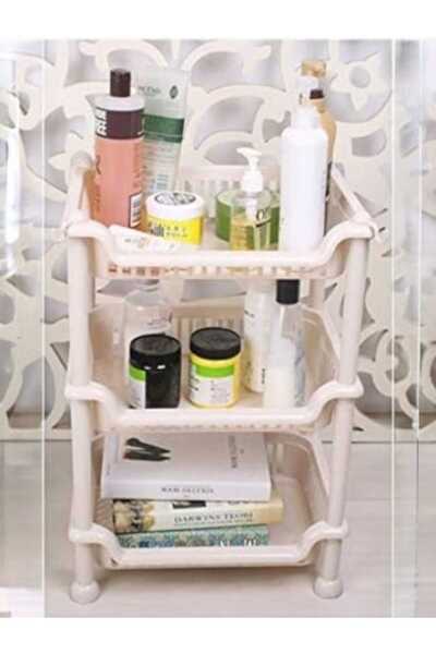 chinese سلة تخزين خضروات وفواكه بثلاثة مستويات (لون وردي) NA2