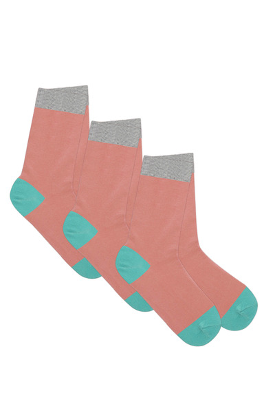 Albero Natur Gots Certified Organic Cotton Children's Socks - Pack of 3