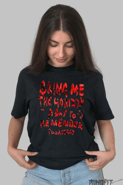 GILDAN Tricou Rock Bring Me The Horizon X A Day To Remember Dama