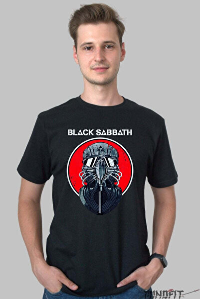 GILDAN Tricou Black Sabbath Masca Metal Vintage Barbat