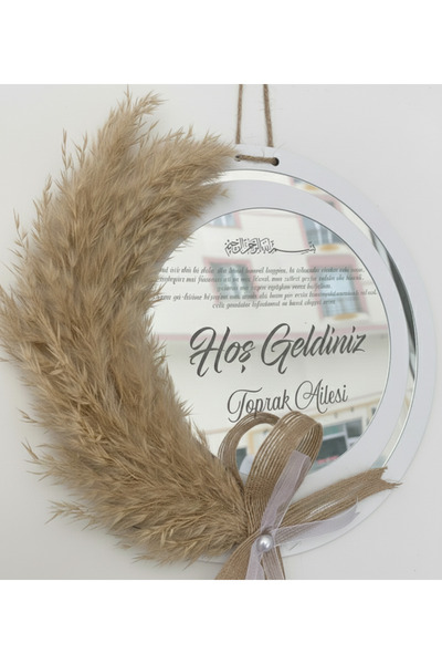 PAŞAOĞLU PLEKSİ 25*25 cm Kapı Süsü - Kişiye Özel İsimli Kapı Süsü ( Hediyelik )