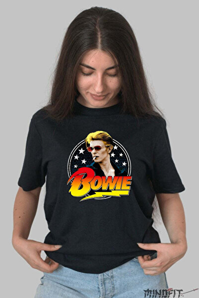 GILDAN Tricou Rock David Bowie Retro Stars Dama