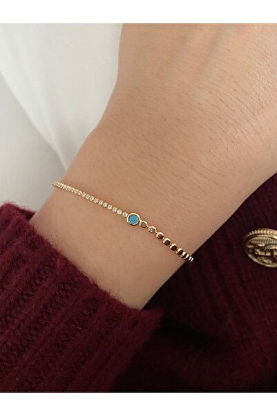 Pinery Jewels Minimal Altın Kaplama Kadın Bileklik