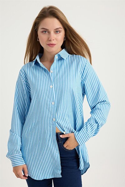 HomeStore Πουκάμισο χοντρό ριγέ