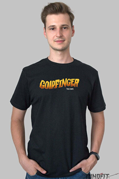 GILDAN Tricou Rock Goldfinger The Knife Edition Barbat