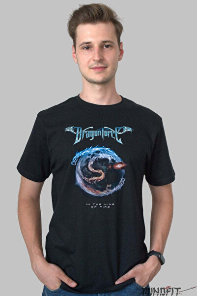 GILDAN Tricou Dragonforce In The Line Of Fire Barbat
