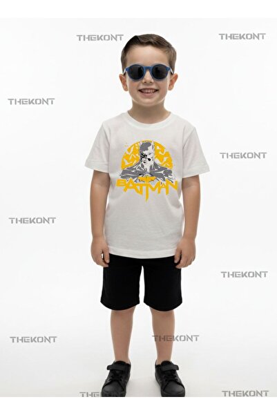 THEKONT SARIBATMAN ŠORTS I MAJICA SA ŠTAMPOM LETNJI DEČJI SET