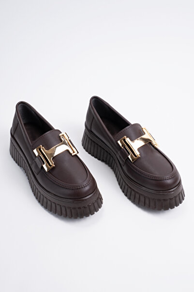 FEMME Women's Casual Shoes Loafer Moccasin Buckle Detailed Comfortable Flat H...