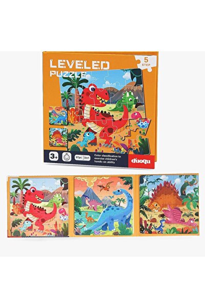 Generic أحجية مغناطيسية للأطفال من سن 3 إلى 7 سنوات - تصميم ديناصور