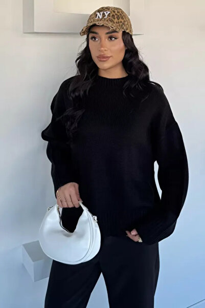 mahira collection Women's Crew Neck Soft Knit Sweater