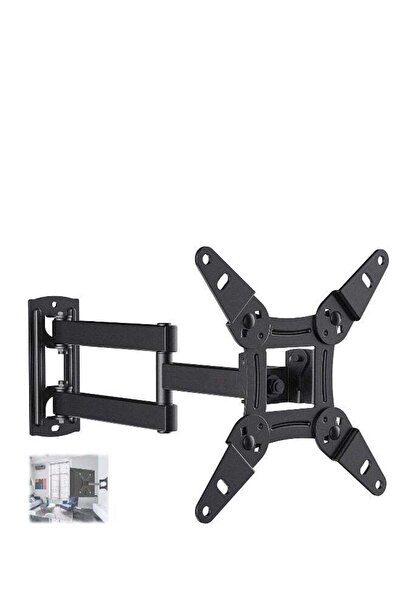 Generic حامل جداري لشاشة تلفزيون متحركة بالكامل، أذرع مفصلية قابلة للدوران وا...