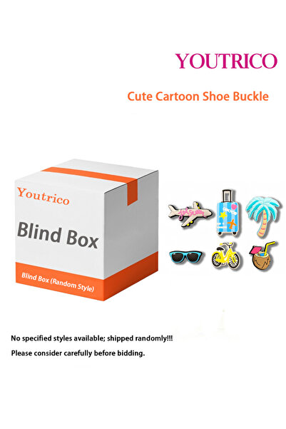 Youtrico Cute Cartoon Shoe Buckle - Blind Box (Random Style)