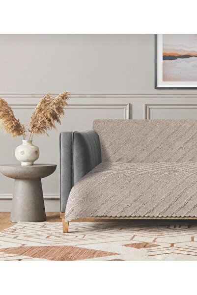 Güney Fringed Chenille Sofa Cover Living Room Sofa Bed/ Couch Cover, 170X210 ...