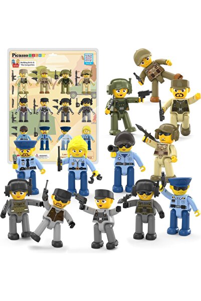 PicassoTiles مجموعة بناء شخصيات مغناطيسية