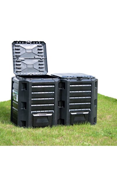 vidaxl Garden Composter Black 1200 L