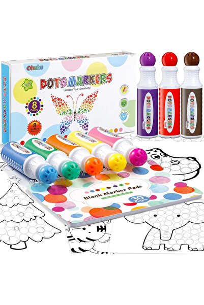 Ohuhu Dot Markers 8 Colors 40ml