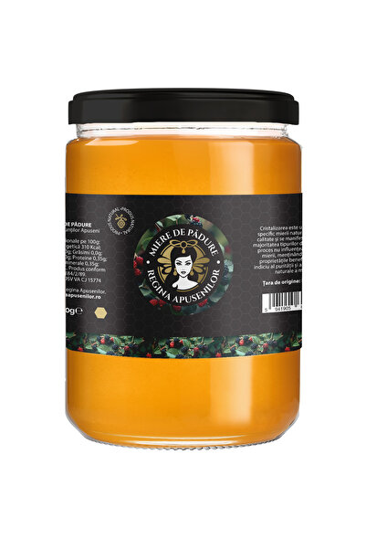 Regina Apusenilor Forest honey, 100% Romanian product, Regina Apusenilor, 950g