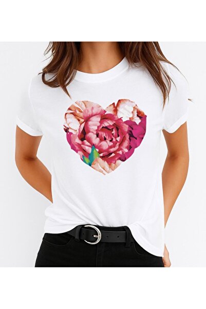 OEM Women's Cotton T-Shirt 100% Heart 7