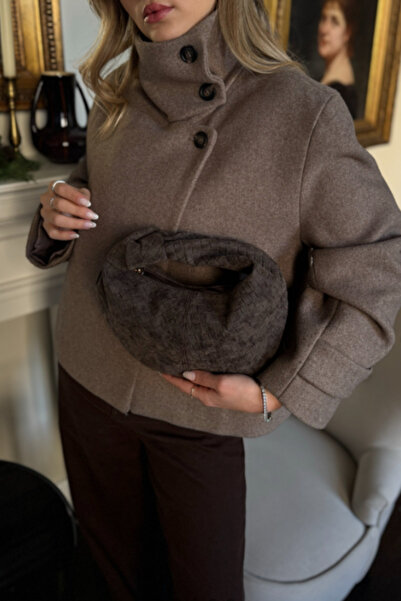 as aminel Suede Botte Handbag