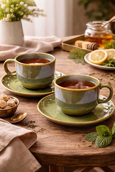 PORLINE LÜX 2'Lİ ÇAY FİNCANI TAKIMI