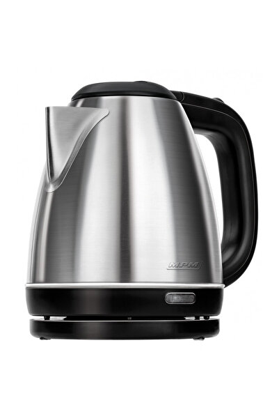 MPM MCZ-84M 1L Electric Kettle, Black Stainless Steel, 1600W